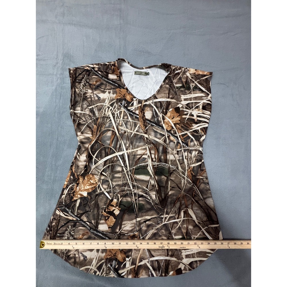 Hatchie Women's Camouflage Vest XL Sleeveless Hunting Outdoor Camo Top Woodland - Picture 6 of 9